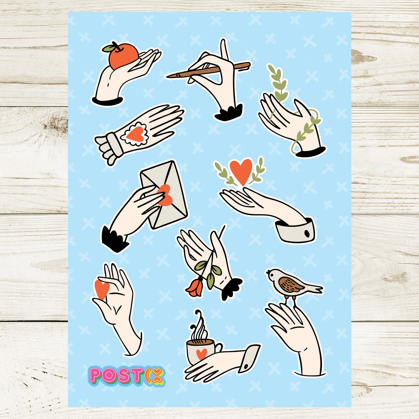 Gentle Hands Sticker Sheet