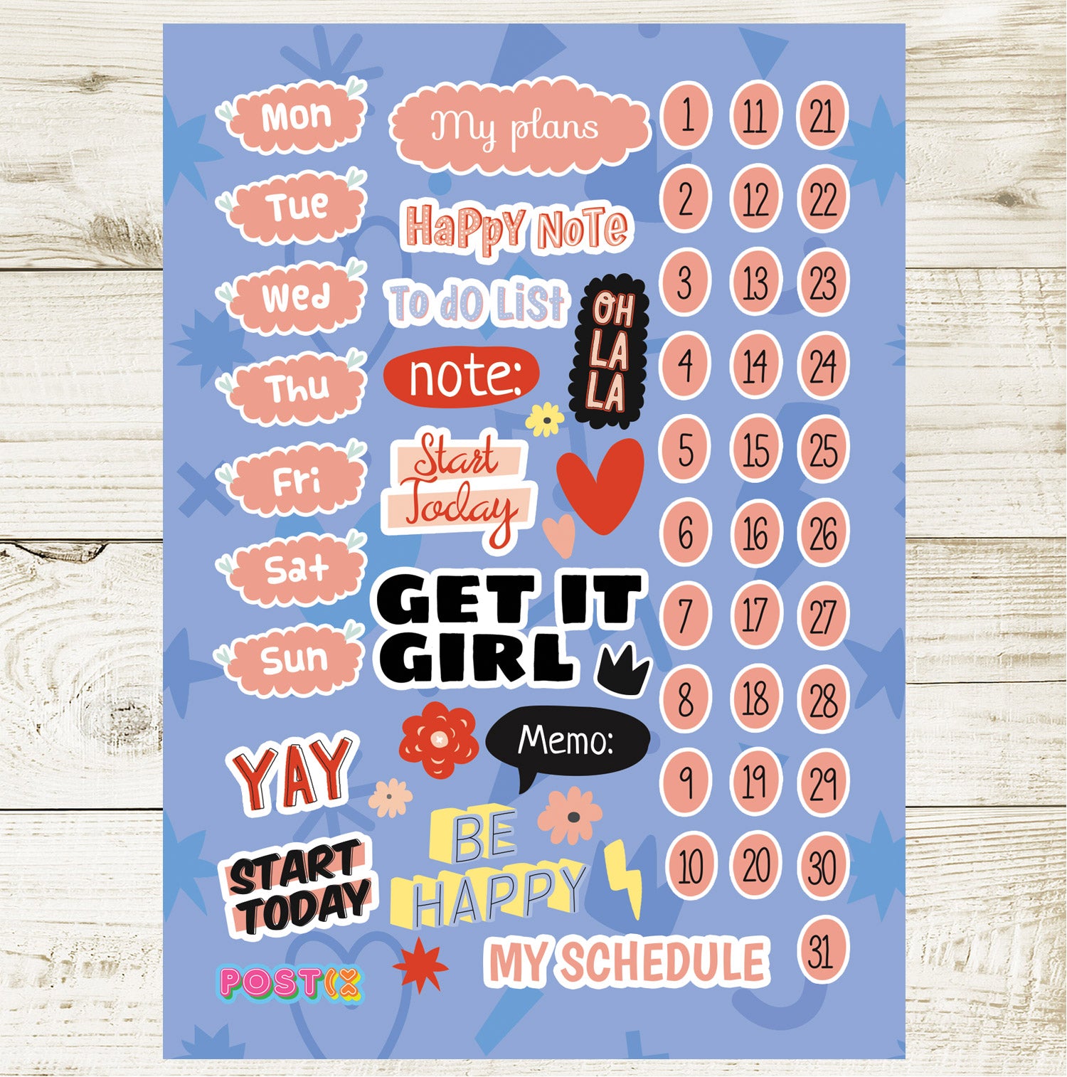 Get it Girl Sticker Sheet