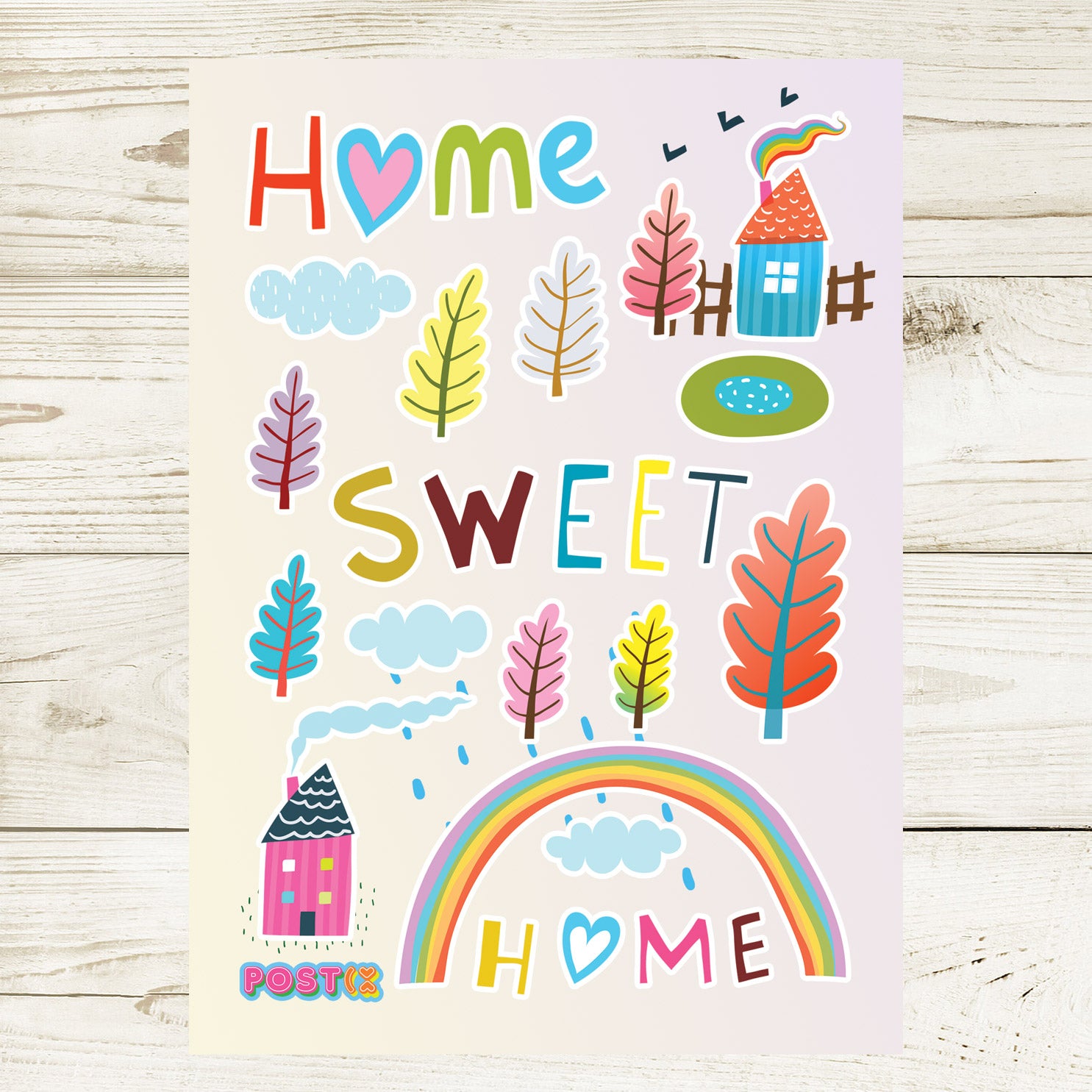 Home Sweet Home Sticker Sheet