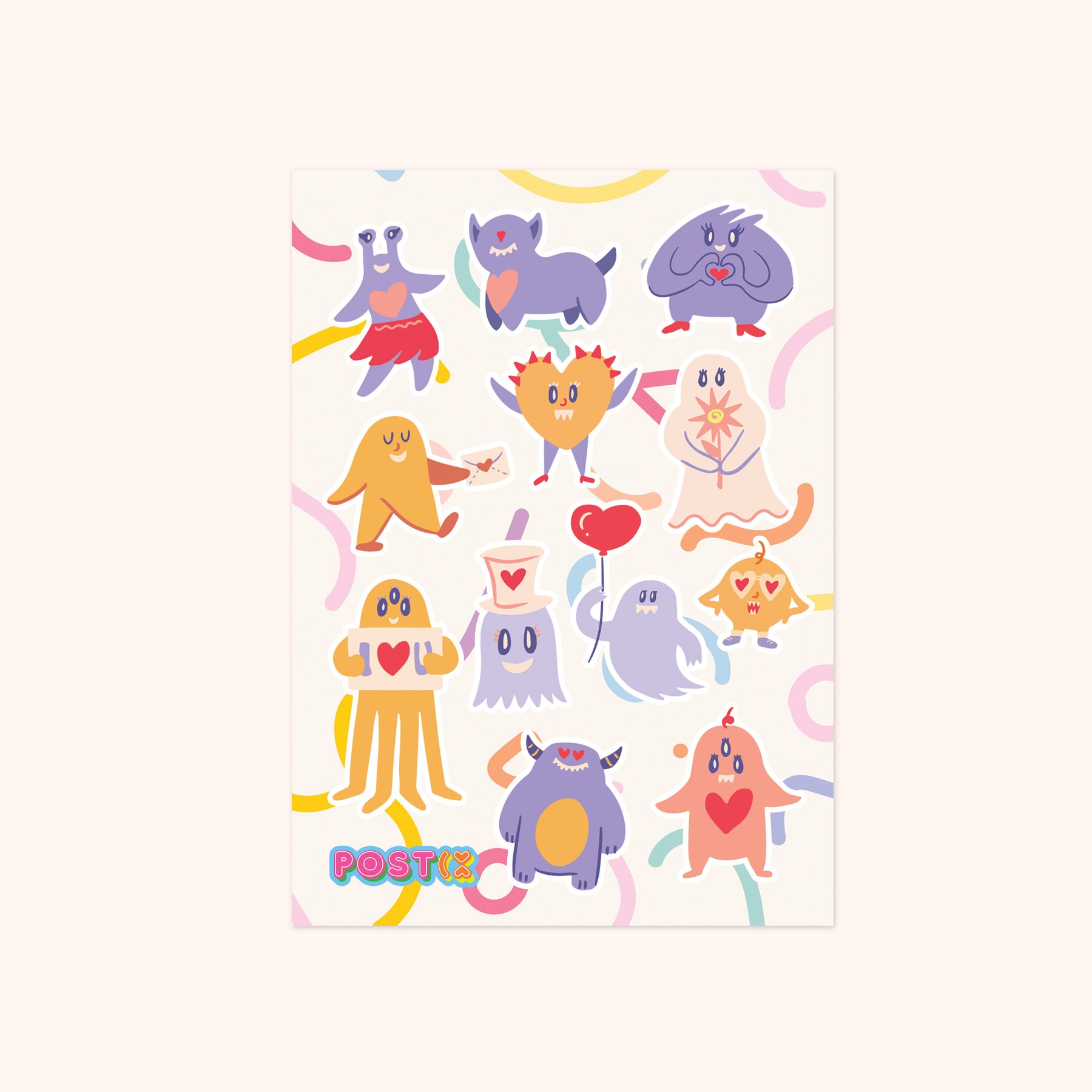 I Love Boo Sticker Sheet