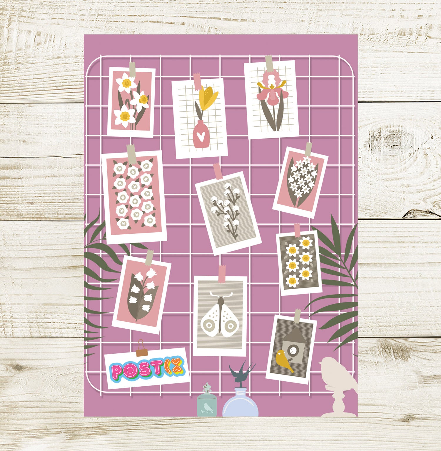 Nature Mood Board Sticker Sheet