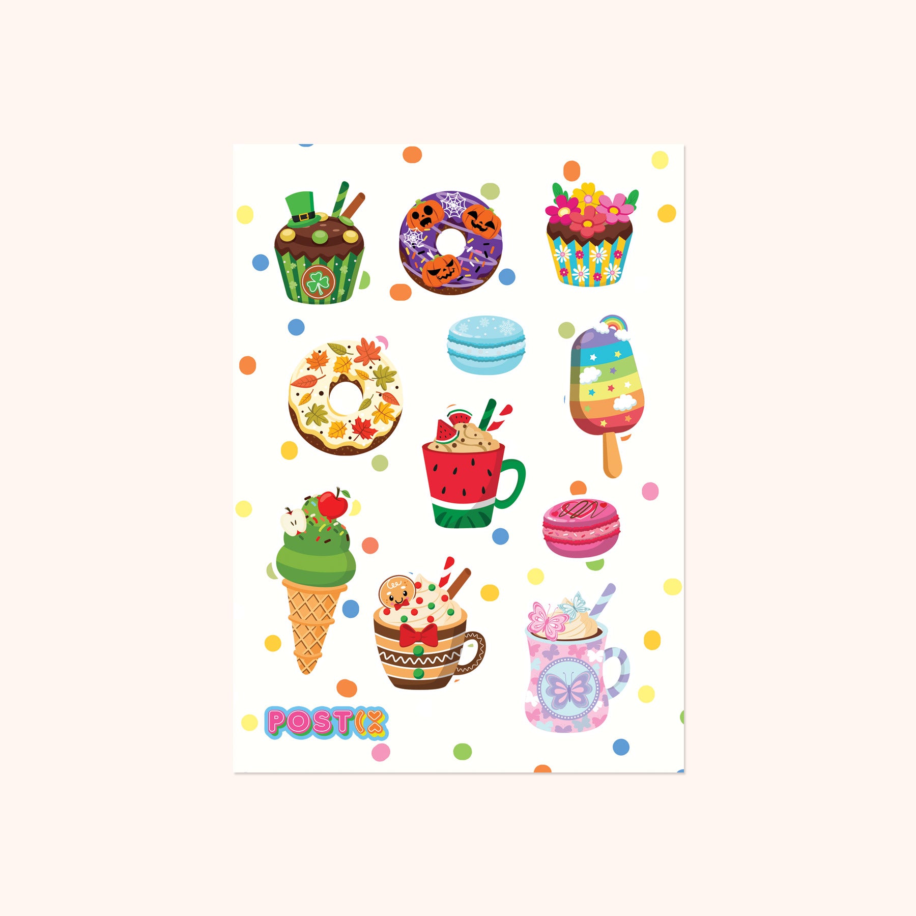 Seasonal Sweeties Sticker Sheet