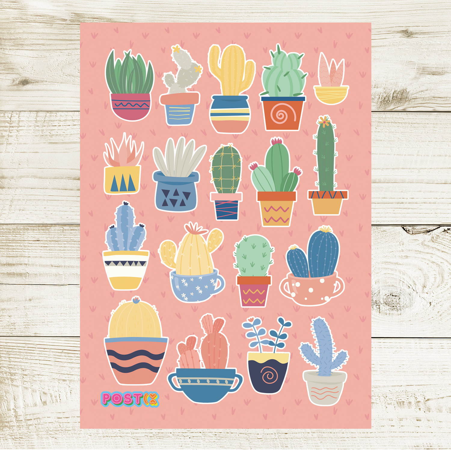 Cactus Collection Sticker Sheet