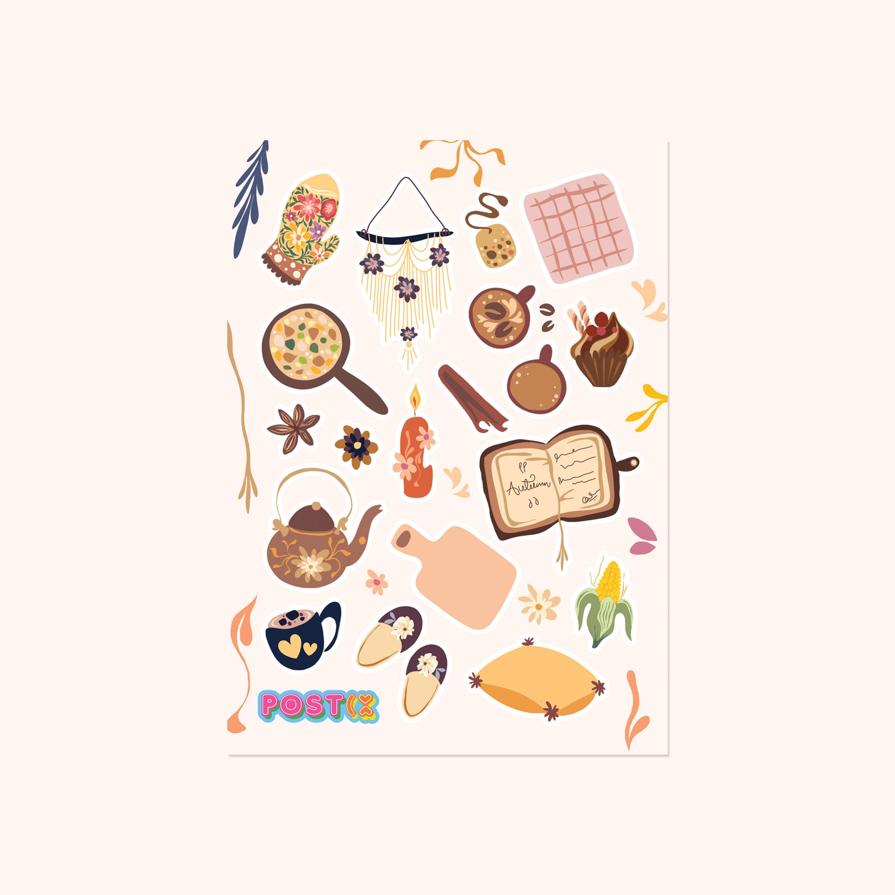 Winter Kitchen Sticker Sheet