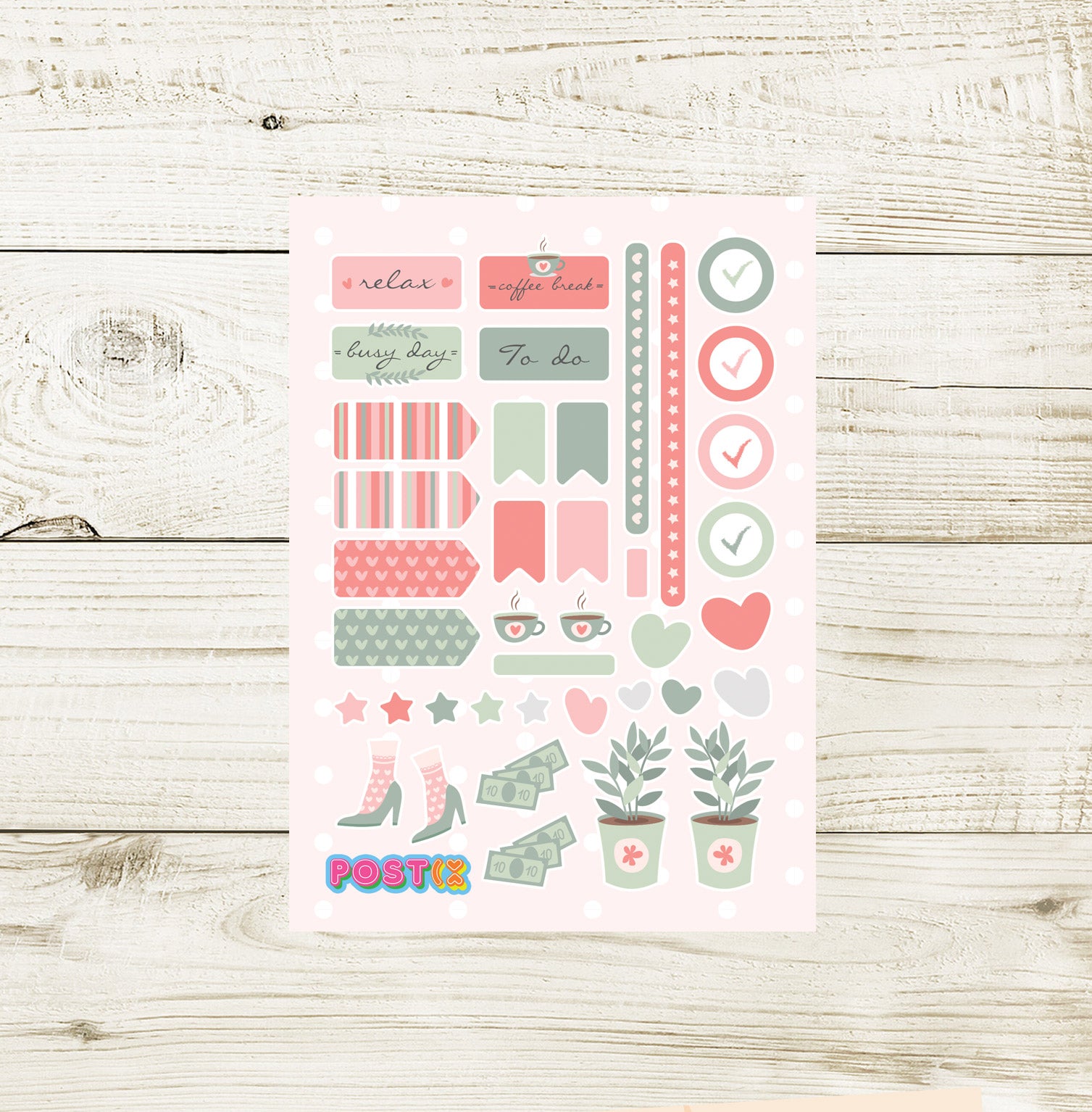 Work It Mini Sticker Sheet