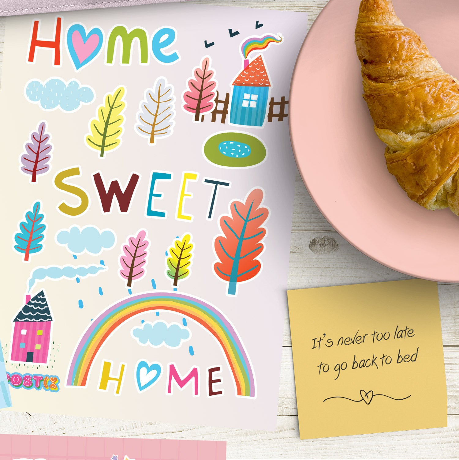 Home Sweet Home Sticker Sheet