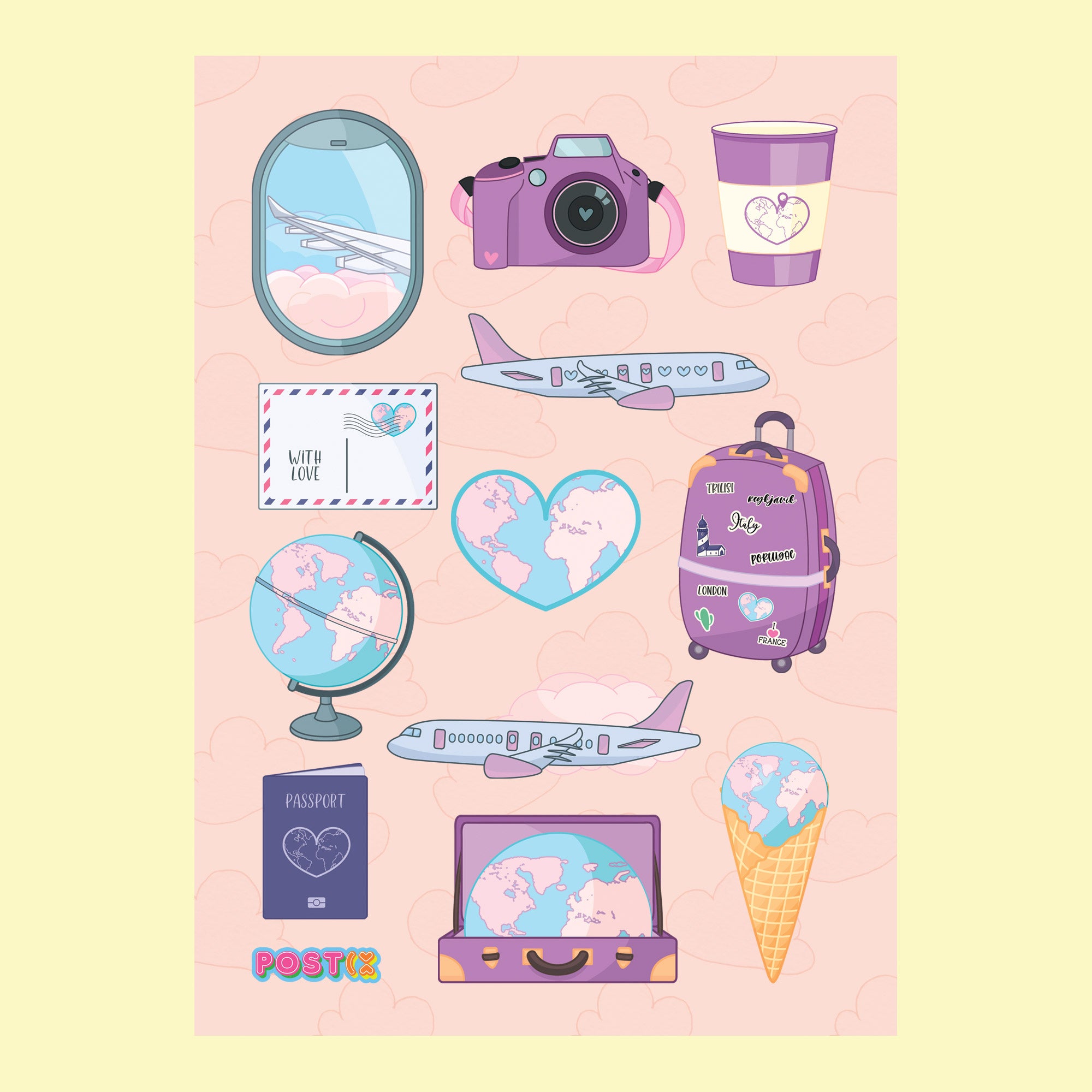 Wunderlust Sticker Sheet